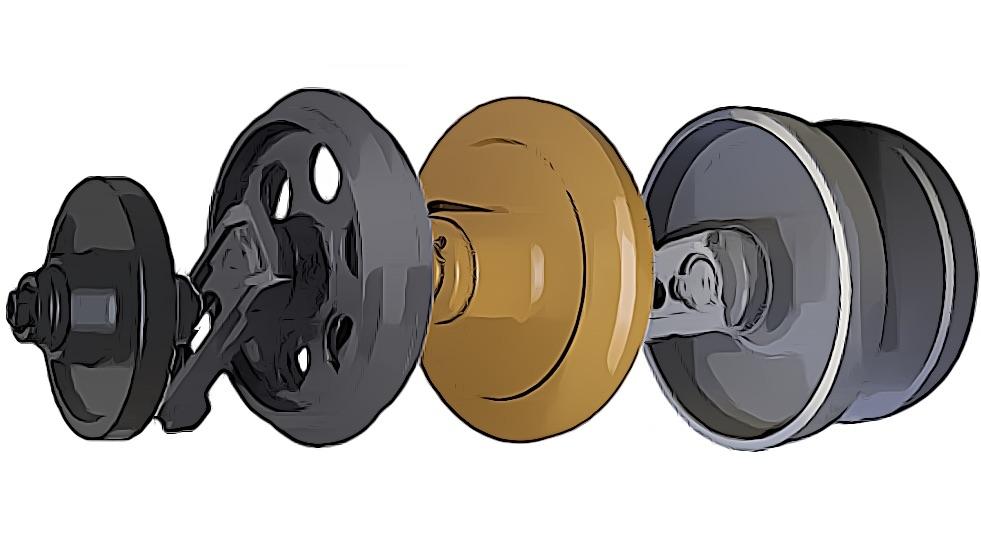 New Holland C175, C185, C190, C227, C232, C238 Rear Idler Canada ...